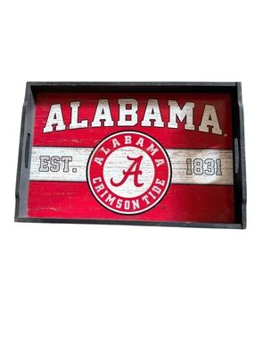 University of Alabama Crimson Tide Wooden Serving Tray